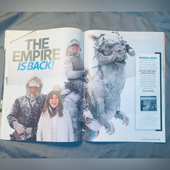 Entertainment Weekly # 1098 April 16, 2010 Star Wars Exclusive Unseen Photos. - Picture 3 of 4
